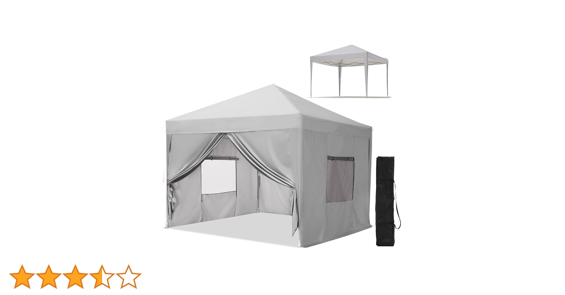 在庫1点⭐️ワンタッチ⭐️タープテント 3段階 2m UVカット 耐水 キャンプ Amazon | ワンタッチ タープテント 3段階調節 3m/2.5m/2m UV